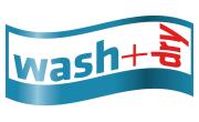 wash+dry logo